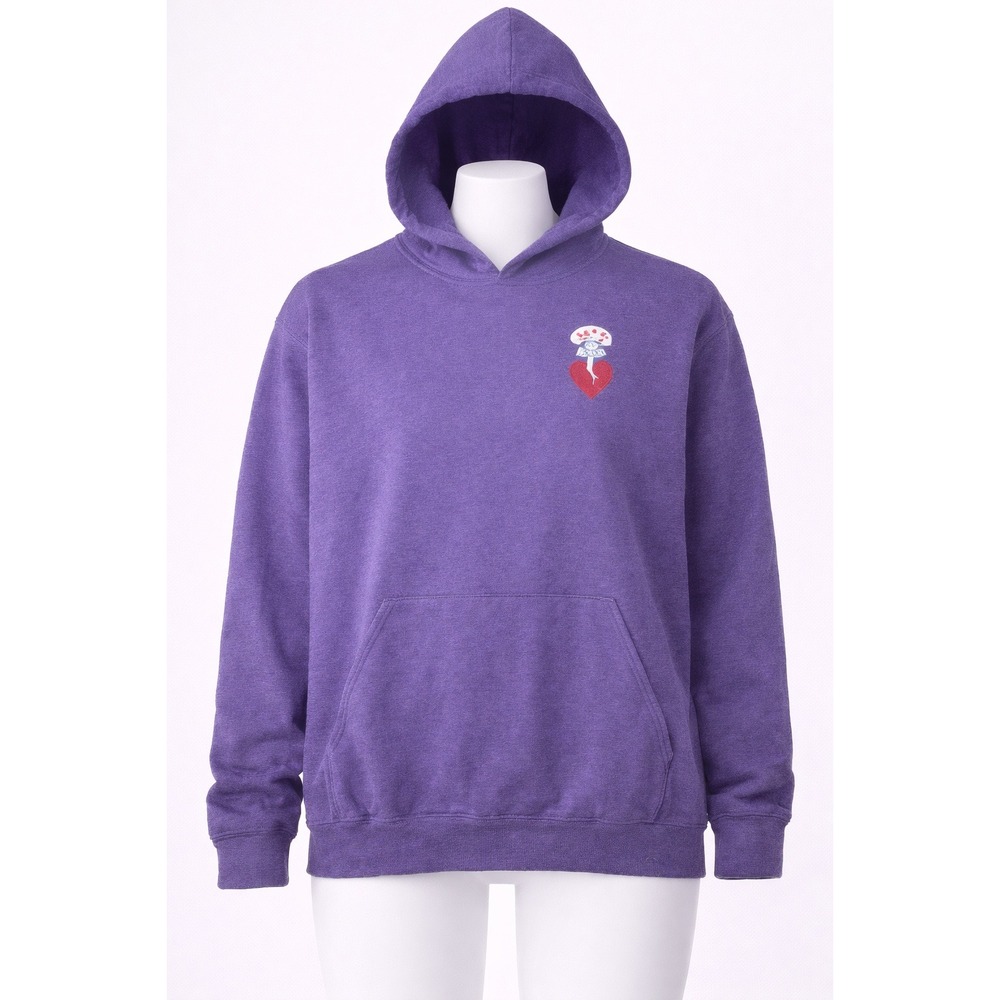 Obey‎ Worldwide Purple Broken Heart Mushroom Cloud Hoodie Mens XL Streetwear